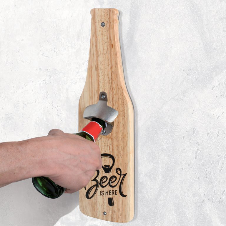 ORBLUE Set 2 Apribottiglie Da Parete - Acciaio Inox, Per Bar, Casa, Giardino, Facile Montaggio - Foto 6