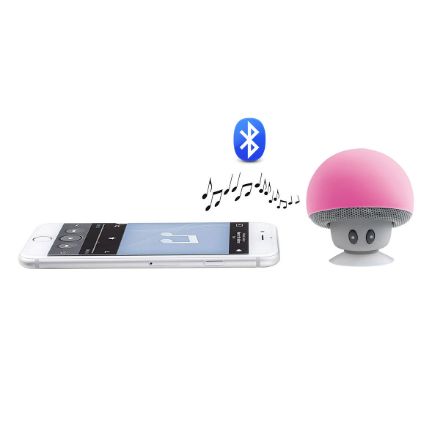 Immagine di Mini Altoparlante Bluetooth per Smartphone Tablet e PC Rosa 