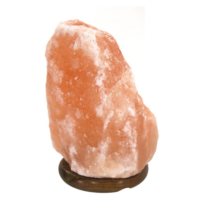 Immagine di Lampada di Sale con Base in Legno 4-6 kg 