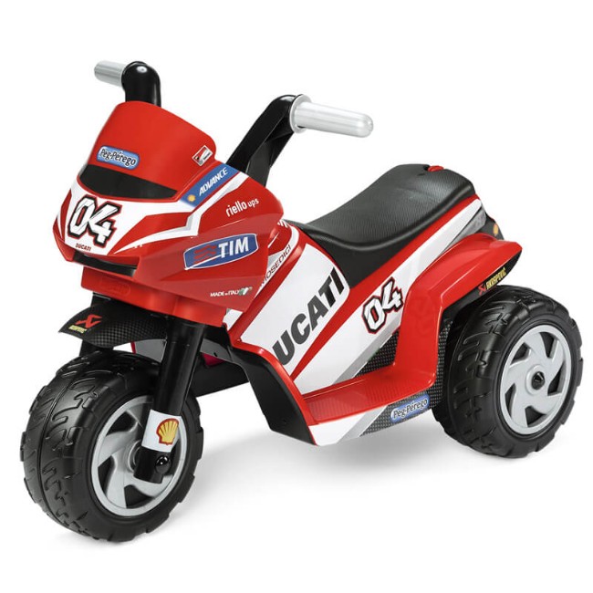Paniate Moto Bimbo a Tre Ruote Mini Ducati Peg Perego in offerta