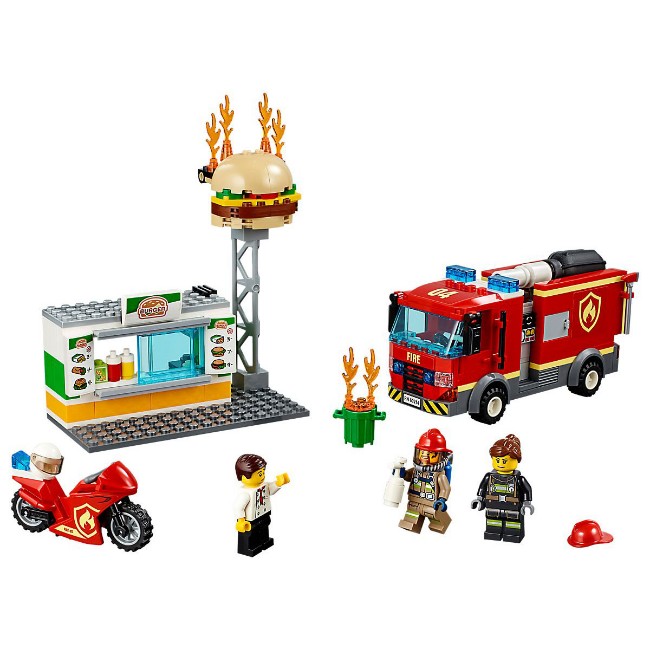 Immagine di LEGO City Fiamme al Burger Bar 60214 