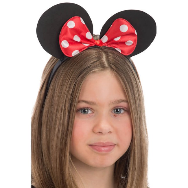 Carnival Toys Cerchietto Minnie con Orecchie e Fiocco 