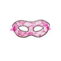 Immagine di Maschera con Pizzo Rosa e Strass 