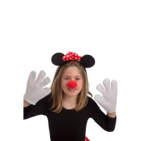Carnival Toys Set Mickey Mouse con Cerchietto, Guanti e Naso