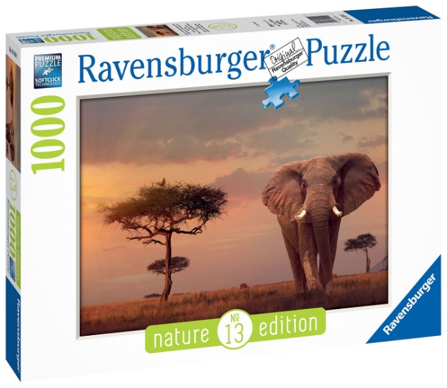 Immagine di Puzzle Elefante del Masai Mara 1000 pezzi