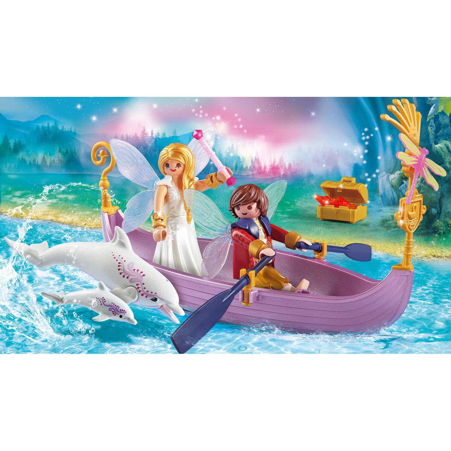 Playmobil 4198 – Fata Delle Ninfea Con Ali Morbide, Ombrello E Rana, Per Bambini 4+ Anni - 5