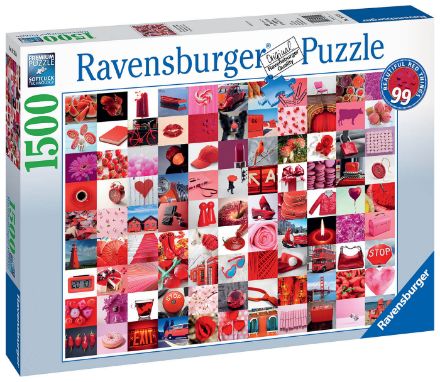 Immagine di Puzzle 99 belle cose rosse  1500 pezzi