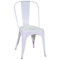 Immagine di Sedia in Metallo Bristol Singola Bianco