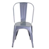 Immagine di Sedia in Metallo Bristol Singola Grigio