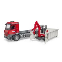 Immagine di Camion MB Arocs Truck con Container e Mini Escavatore 03624 