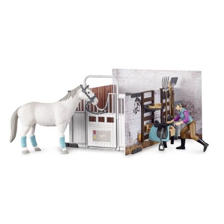 Immagine di Stalla con Cavallo e Accessori 62506 