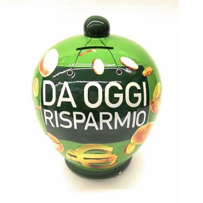 DIYthinker Pizza Italia Tomato Food Foglia Salvadanaio Casse di Risparmio in Ceramica della Moneta di Caso per Bambini Adulti Multicolore