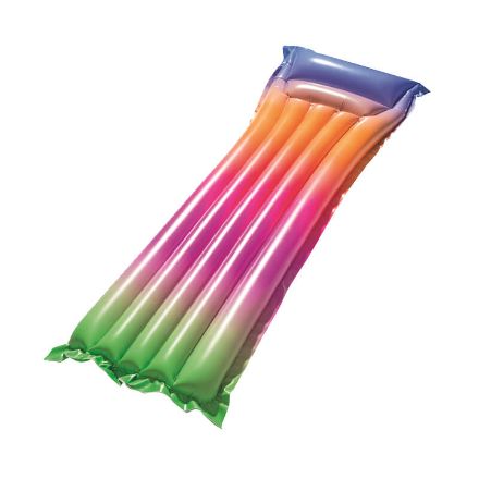 Immagine di Materassino Rainbow da Piscina 2 Colori Assortiti 183 x 69 cm 