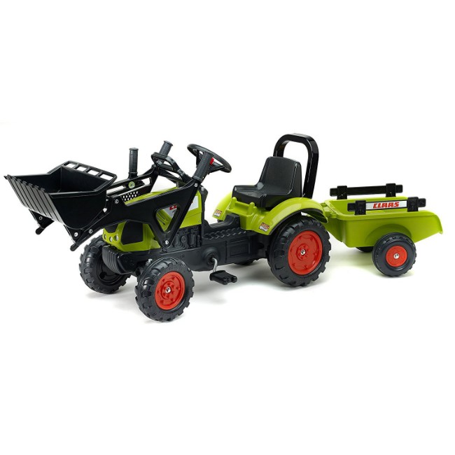 Immagine di Trattore Claas con Caricatore e Rimorchio Frontale Class Arion 410 