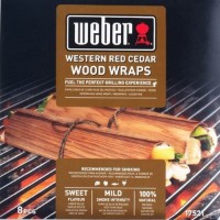 8 Wraps per Affumicatura Cedro Rosso del Pacifico 