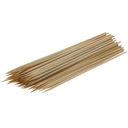 Immagine di Confezione da 100 Bastoncini in Bamboo per Spiedini - 25 cm