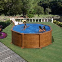 Piscina Rotonda Mauritius KITPR358WO - 350x132cm Gre
