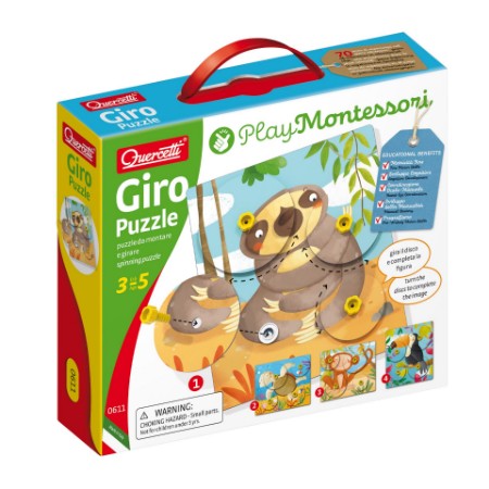 Immagine di Play Montessori Giro Puzzle da Montare e Girare 0611 