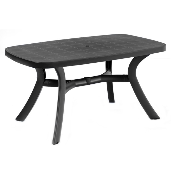 Immagine di Tavolo Ovale Toscana 145 x 95 cm Antracite