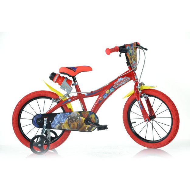 Paniate - Bicicletta Ruota 16 \u0026 Gormiti con Rotelle Dino Bikes in offerta  da Paniate