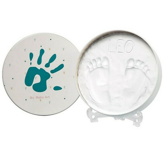Paniate - Baby Art Cornice Portafoto Trasparente per Foto e Impronta Neonato  in Legno di Baby Art