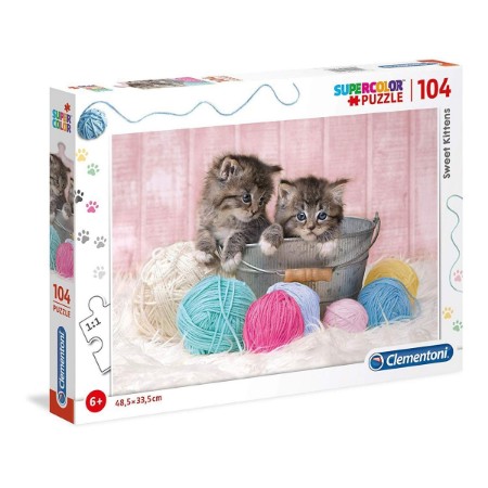 Immagine di Puzzle Sweet Kittens Dolci Gattini 104 Pezzi