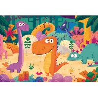 Immagine di Puzzle Dinosauri Jurassic Friends 24 pezzi Maxi