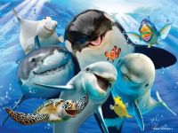 Immagine di Puzzle 3D Selfie sott'Acqua 500Pz 