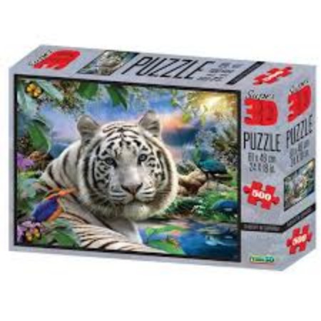 Immagine di Puzzle 3D Tigre e Natura 500Pz 