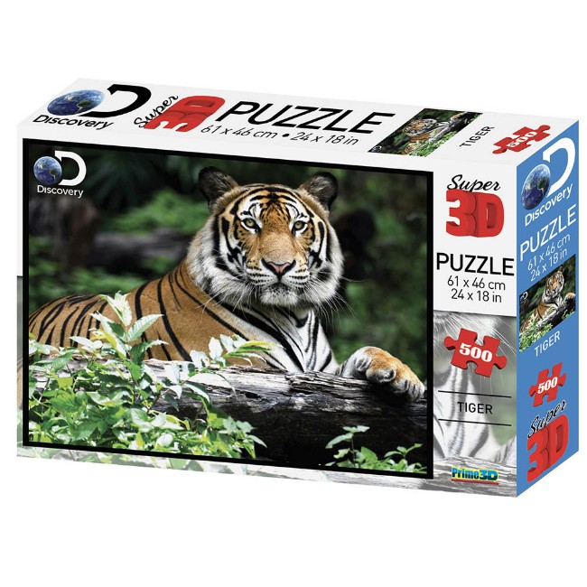 Immagine di Puzzle 3D Tigre 500Pz 
