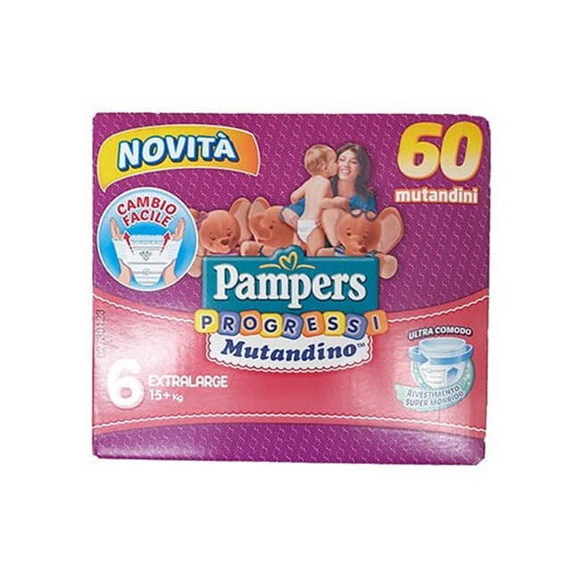 Immagine di Pannolini Mutandina Progressi 6 XL 60 pezzi 