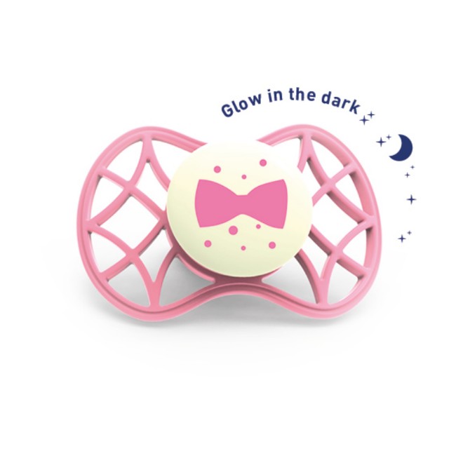 Immagine di Air.55 Cool Succhietto Tettarella Simmetrica 6m+ Glow In The Dark Rosa
