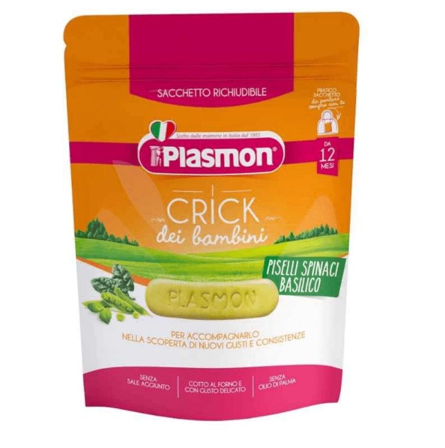 Immagine di Plasmon I Crick dei Bambini Piselli Spinaci Basilico 100g 