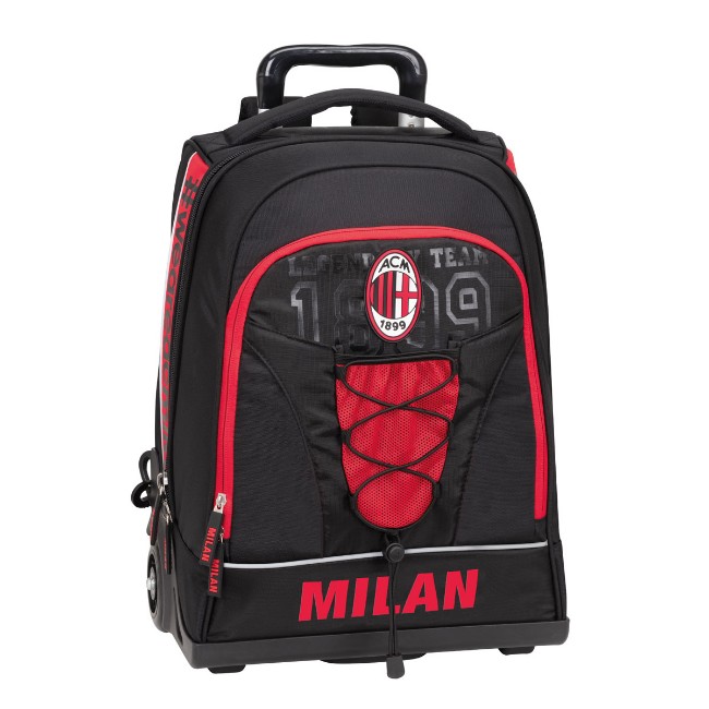 ZAINO SCUOLA ORGANIZZATO C/TROLLEY STACCABILE PIEGHEVOLE 3 RUOTE YON Gamer Official 53x41x15cm 3zip Panini Scuola Italy