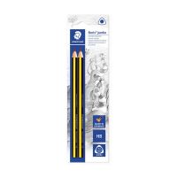 Immagine di 2 Matite HB Triangolari Noris Jumbo 