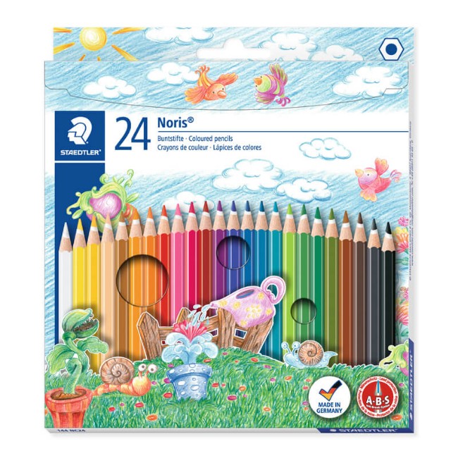 Immagine di 24 Matite Colorate Noris 