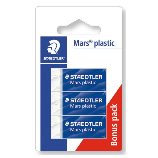 Immagine di 3 Gomme Mini Mars Plastic 