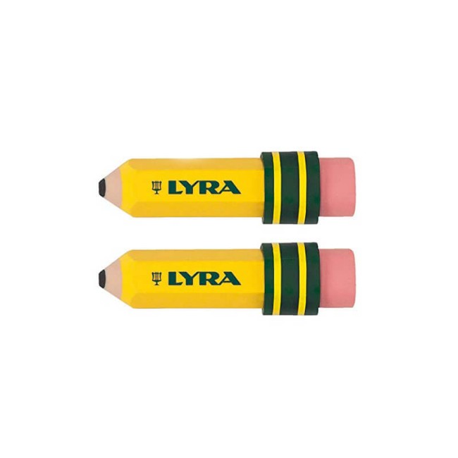 Immagine di 2 Gomme Temagraph Eraser a Forma di Matita 