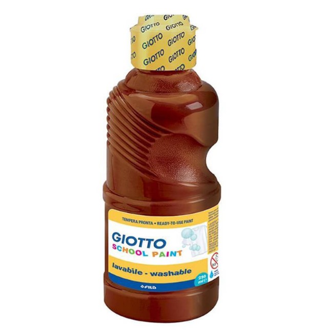 Immagine di Tempera Pronta School Paint 250ml Marrone