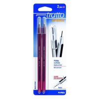 Immagine di 2 Penne a Sfera Rosso 