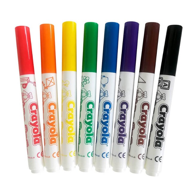 Crayola 11276 Merchandising Crayola 8 Pennarelli Lavabili Mini Kids 