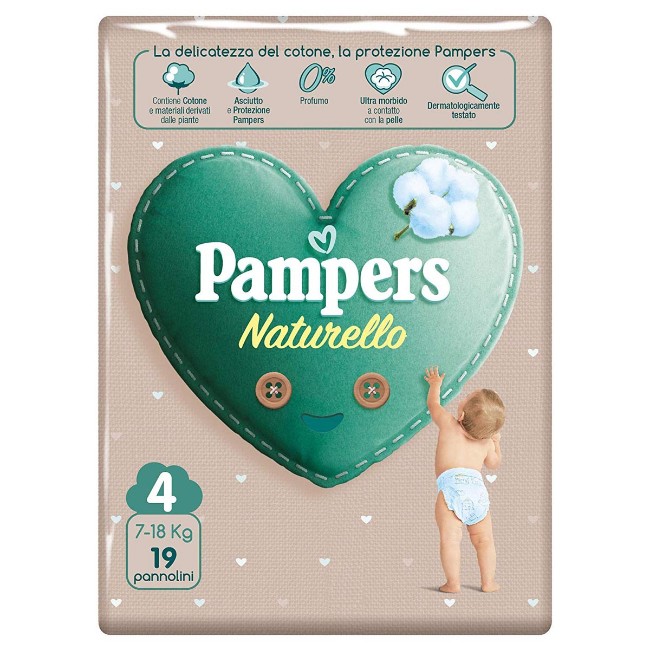 Immagine di Pannolini Naturello 4 Maxi (7-18 kg) Confezione da 19 pezzi
