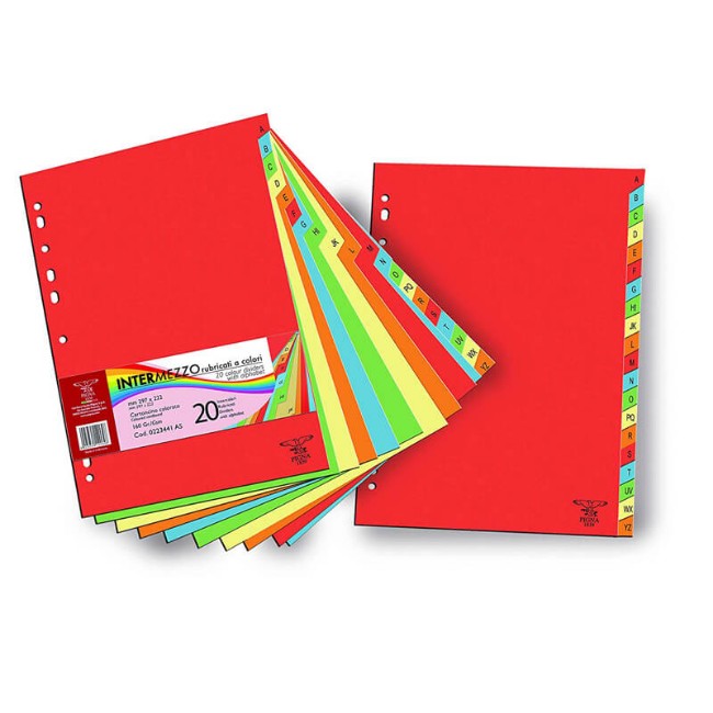 21 Divisori Per Raccoglitori A4 In Plastica - Separatori Colorati Con Lettere A-Z Per Organizzare Documenti - Foto 9
