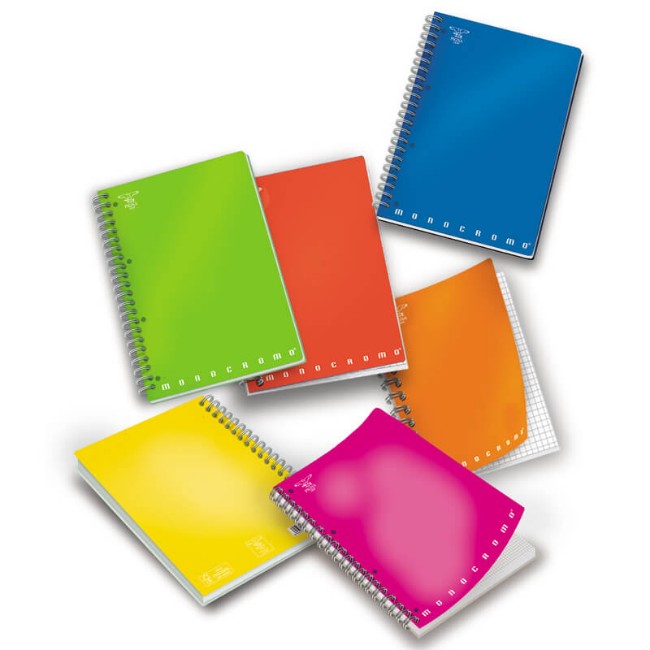 Pigna Blocco Maxi Spiralato A4 - Quaderno A Quadretti 5mm, 100 Fogli, Confezione Da 5 Pezzi - Foto 2