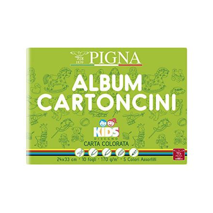 Immagine di Album Cartoncini Colorati Kids (24x33 cm 10 Fogli 170 g/m2) 