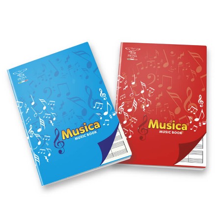 Immagine di Quadernone Maxi Musica A4 con Pentagramma (32 Fogli 100 g/m2) 