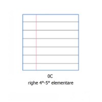 Pigna Monocromo Quaderno A5 a Righe con Margini 0C (40 Fogli +2)