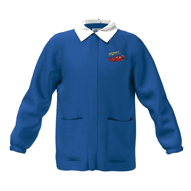 Siggi Group Grembiule Blu, Casacca con Zip per Bambino, per la Scuola elementare da Ragazzo (33CS1773 Blu, 90-11 Anni