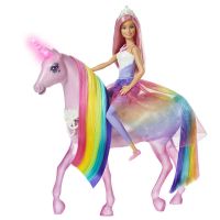 Immagine di Barbie Dreamtopia Unicorno Magico con Principessa 