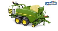 Immagine di Bruder 2032 Rimorchio John Deer Raccogli Fieno con Avvolgitore